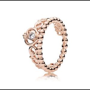 Rose Gold Pandora PRINCESS RING✨